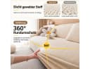 JASLIFE Sofahusse Stretch-Wellenstruktur Grau Bild 3