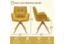 Art Leon Esszimmerstuhl DC031N Boucle mit Eichenholzbeine 2er Set Bild 4