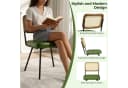 Art Leon Esszimmerstuhl CC061-New Rattan Grün/Beige/Gelbbraun Bild 1