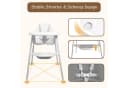 Yalion Kinderstuhl mit Tablett Höhenverstellbarer Baby Chair 6-36M Bild 2