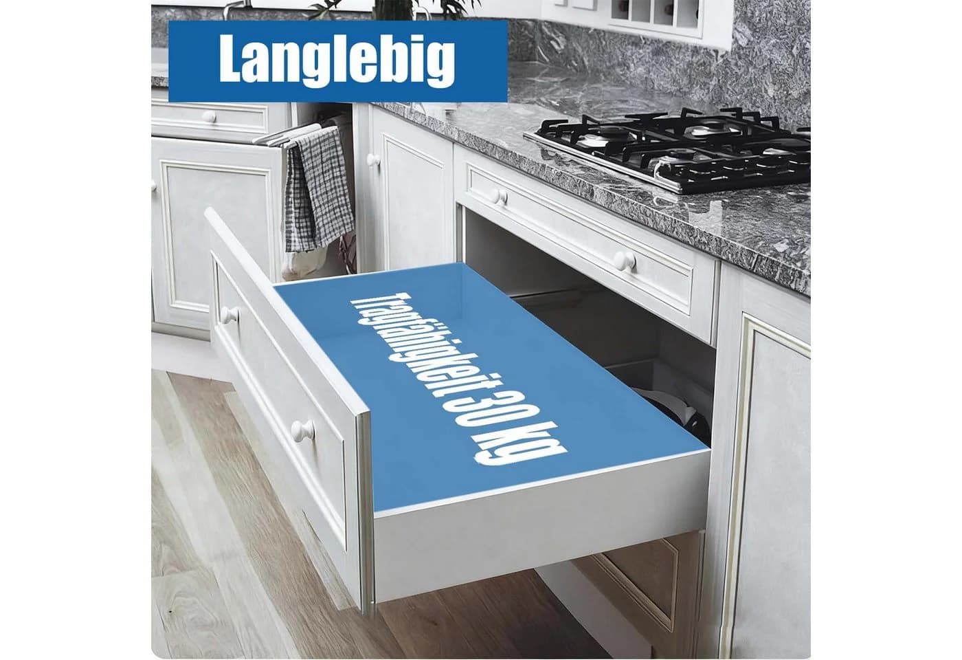 Wayne Hardware Schubladenauszug SoftClose 3D Verstellbar - Bild 5