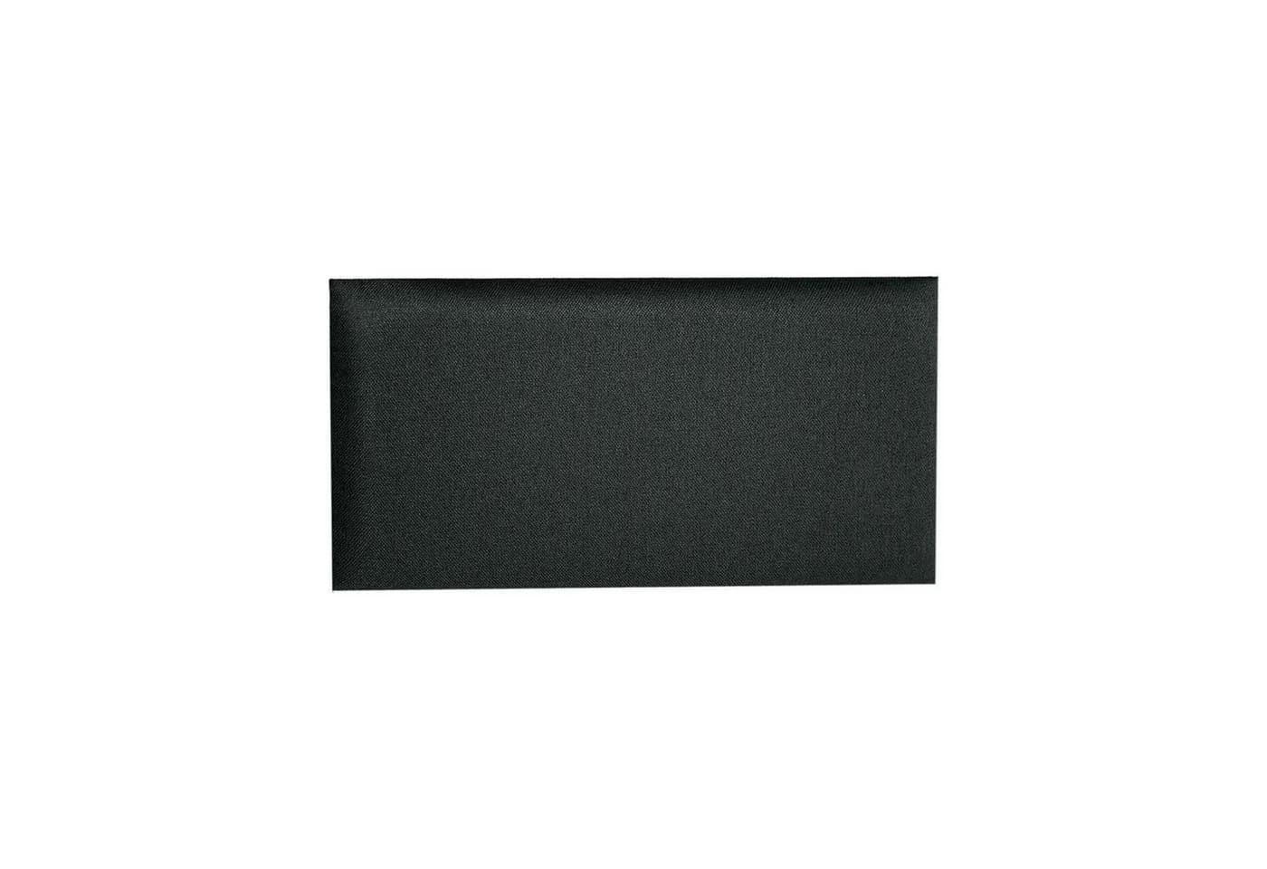 Mejale Wandpolster Kopfteil Wandpaneel 60x30cm Leinen Anthrazitgrau - Bild 2