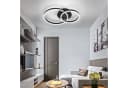 ZMH LED Deckenleuchte Dimmbar Schwarz/Gold Modern 46/74W Wohnzimmer Bild 3