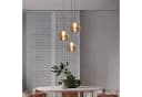 ZMH Pendelleuchte 3-flammig Bernstein 150 cm Bild 2