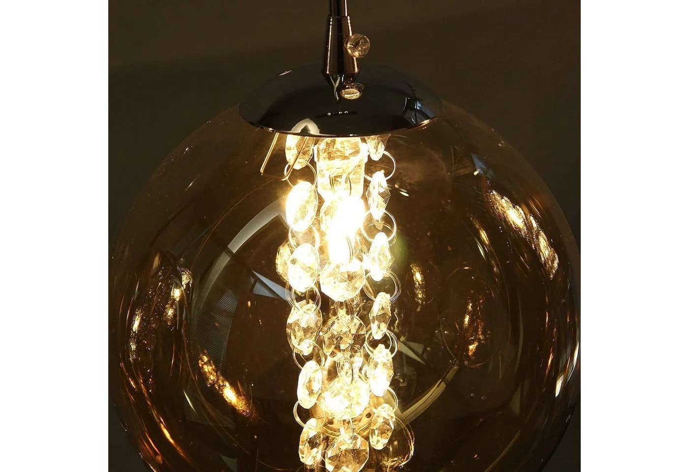 ZMH Pendelleuchte 3-flammig Bernstein 150 cm - Bild 5