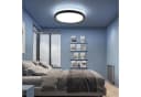 ZMH LED Deckenleuchte Dimmbar mit Fernbedienung Modern Schwarzgold Bild 3