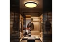 ZMH LED Deckenleuchte Dimmbar mit Fernbedienung Modern Schwarzgold Bild 4