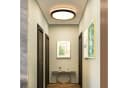 ZMH LED Deckenleuchte Dimmbar mit Fernbedienung Modern Schwarzgold Bild 5