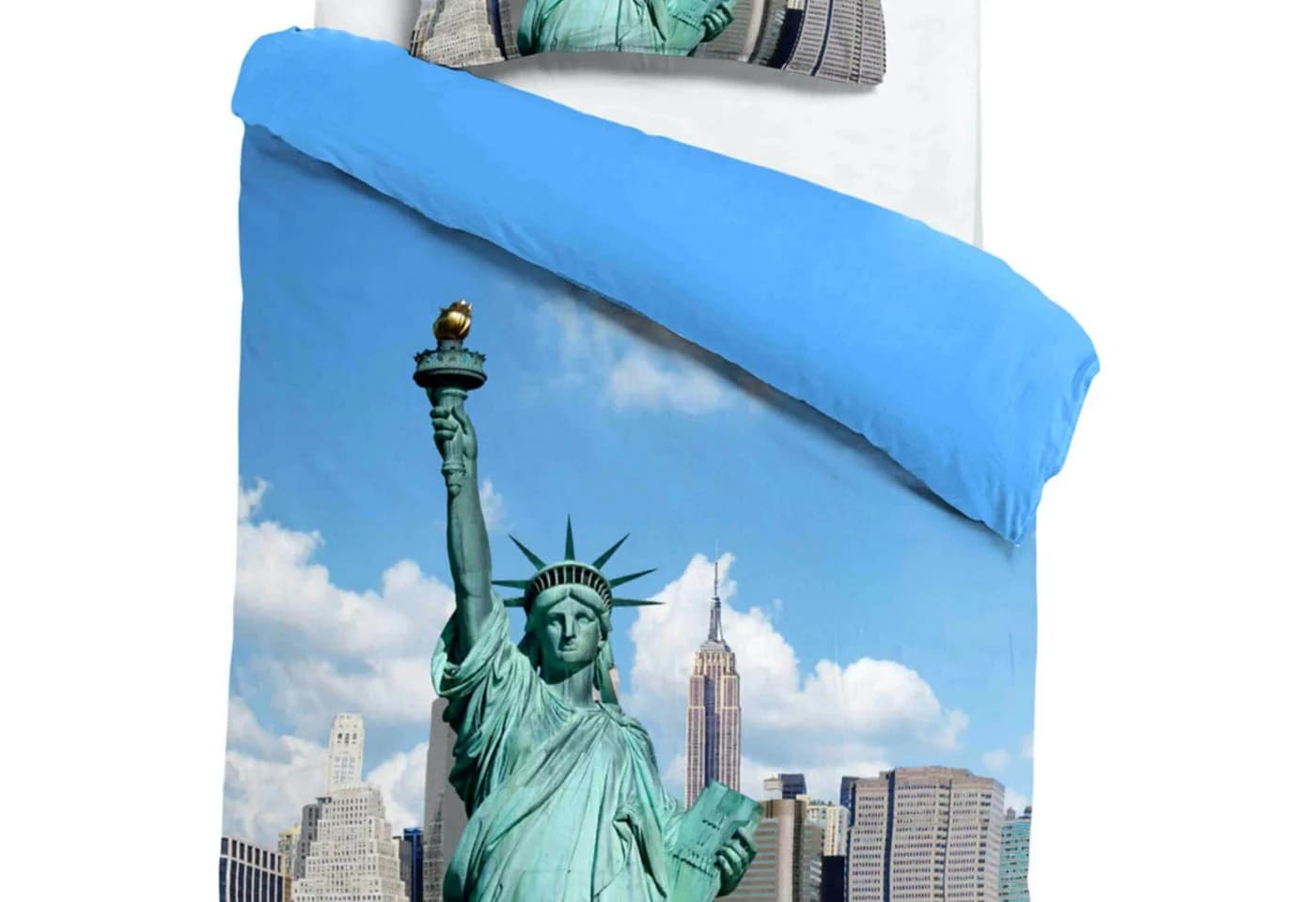 ESPiCO Bettwäsche New York Renforcé 2-teilig Digitaldruck Freiheitsstatue USA - Bild 4