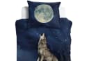 ESPiCO Bettwäsche Wolf Vollmond Renforcé 2-teilig Blau Bild 1