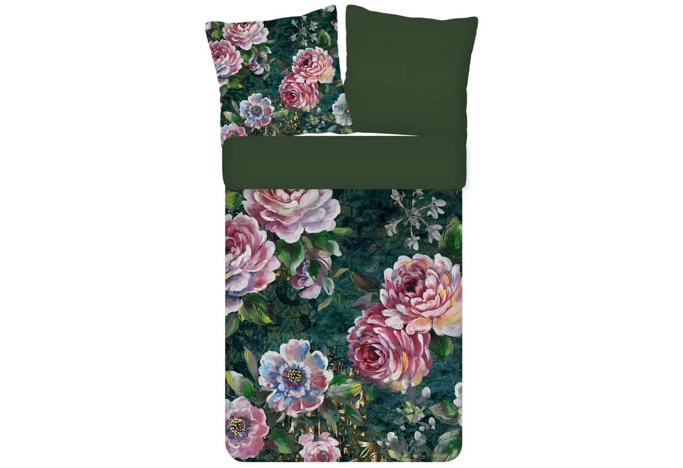 ESPiCO Bettwäsche Fleur multi Trendy Bedding Renforcé 2-teilig Blüten Pfingstrose Ornamente - Bild 2