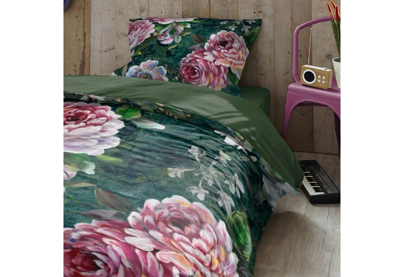 ESPiCO Bettwäsche Fleur multi Trendy Bedding Renforcé 2-teilig Blüten Pfingstrose Ornamente - Bild 5