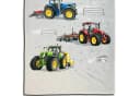 ESPiCO Strandtuch Traktor Frottee-Velour Blau Grau Grün Rot Bild 3