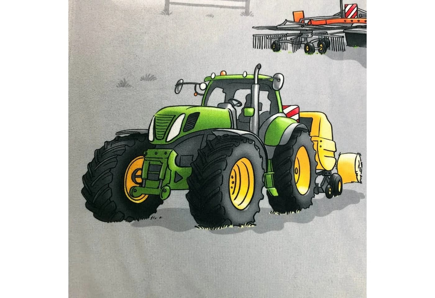 ESPiCO Strandtuch Traktor Frottee-Velour Blau Grau Grün Rot - Bild 5