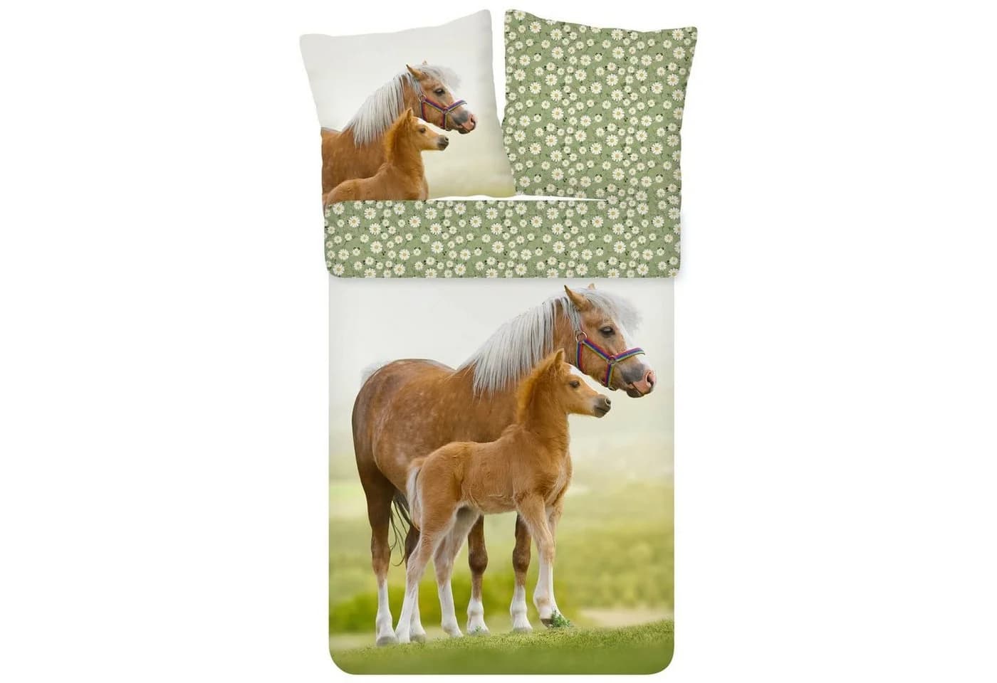 ESPiCO Kinderbettwäsche Pferd Trendy Bedding Renforcé 2-teilig Tiermotiv Pony - Bild 2