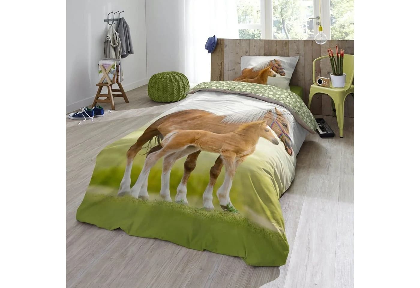 ESPiCO Kinderbettwäsche Pferd Trendy Bedding Renforcé 2-teilig Tiermotiv Pony - Bild 5