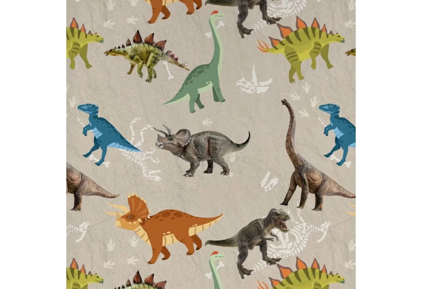 ESPiCO Kinderbettwäsche Dinosaurier Trendy Bedding Baumwolle Blau Beige - Bild 4