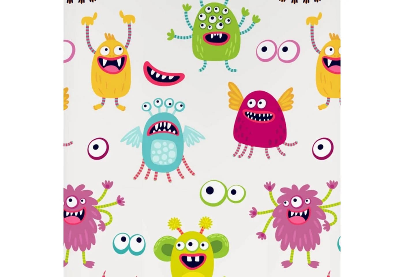 ESPiCO Kinderbettwäsche Monster Trendy Bedding Renforcé 2-teilig Bunt - Bild 4