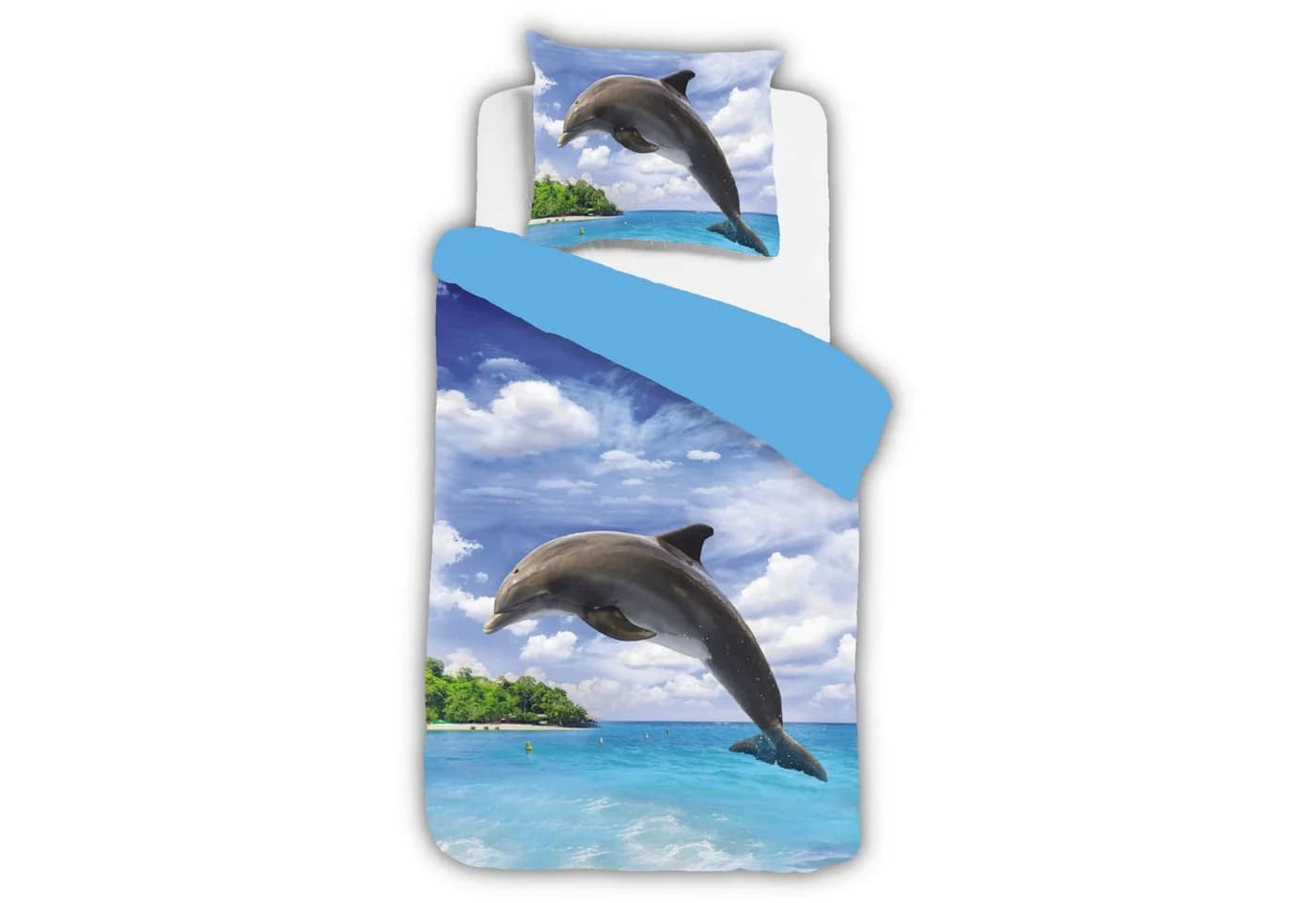 ESPiCO Bettwäsche Delfin Insel Renforcé 2-teilig Blau - Bild 2