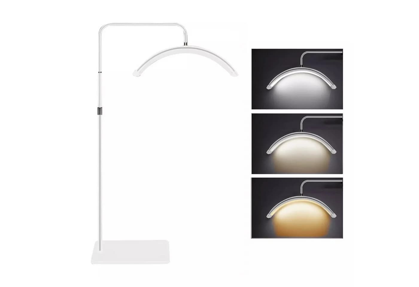 Andoer LED Stehlampe HD-M6X 36W Boden-LED-Videoleuchte Dimmbar Weiß - Bild 2