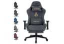 ANDYOU Gaming-Stuhl Alcantara Grau Ergonomisch 200kg Bild 2