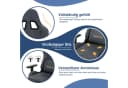 ANDYOU Gaming-Stuhl Alcantara Grau Ergonomisch 200kg Bild 4