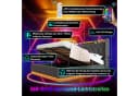 TavilaEcon Boxspringbett Grau 360° LED USB Typ-C Bild 5