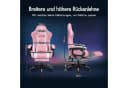 ALFORDSON Gaming-Stuhl mit Massage-Lendenkissen, X-Large, Rosa Bild 1