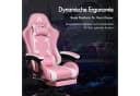 ALFORDSON Gaming-Stuhl mit Massage-Lendenkissen, X-Large, Rosa Bild 4