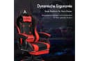 ALFORDSON Gaming-Stuhl mit Massage-Lendenkissen, X-Large, 5 Massagemodi, USB-Anschluss, Ergonomisch Bild 4