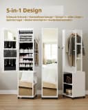Moderner Schmuckschrank aus Holz mit Glasspiegel Bild 3