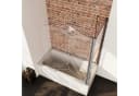 Boromal Badewannenaufsatz mit Seitenwand 120cm ESG Glas Nano Bild 1