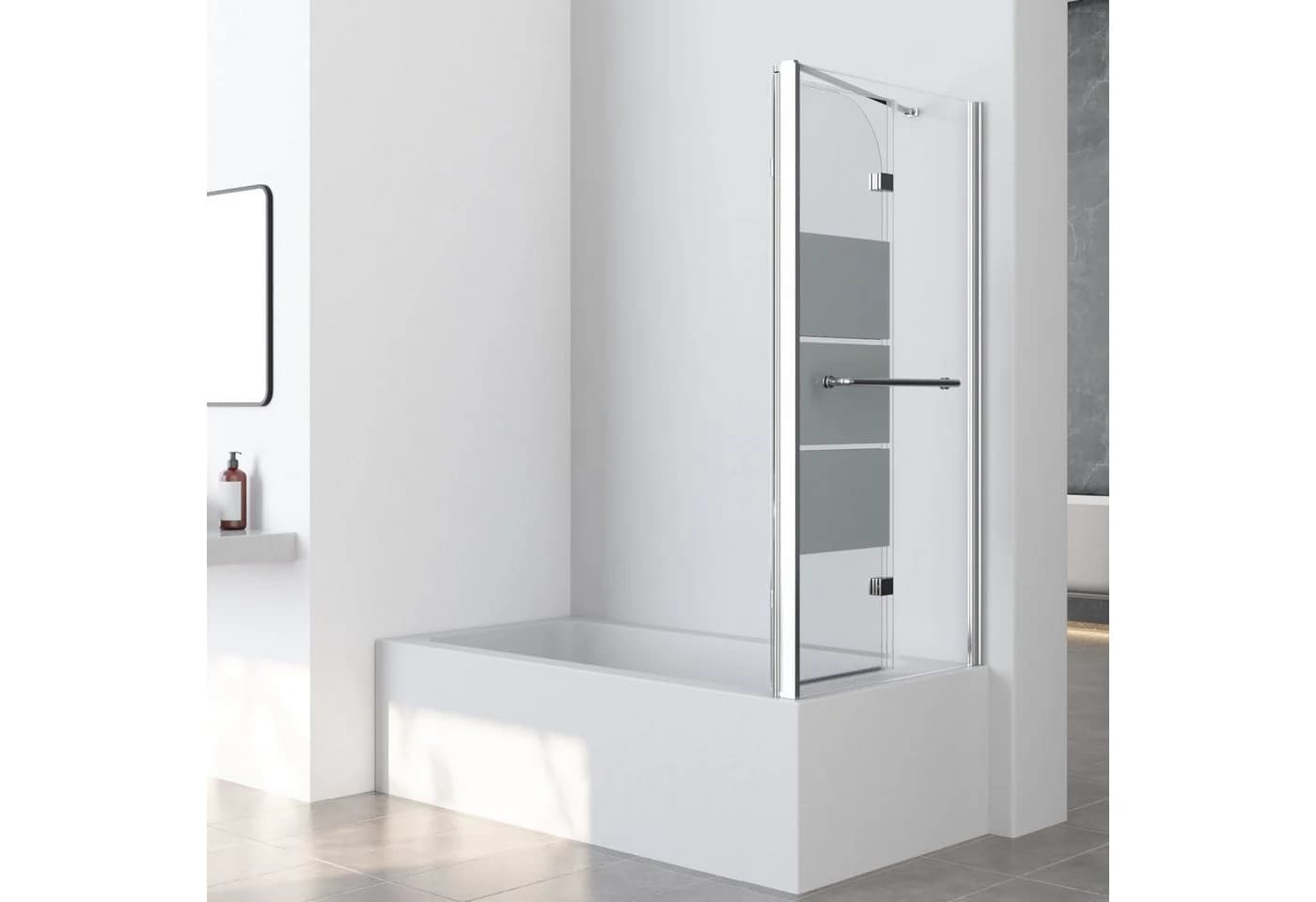 GOEZES Duschwand für Badewanne mit Seitenwand 6mm Sicherheitsglas - Bild 3