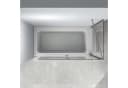 Hopibath Badewannenfaltwand 2-teilig 6mm ESG Glas mit Nano-Beschichtung Bild 1