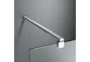 Boromal Duschwand-Stabilisationsstange Schwarz Chrom 73-123cm 360° Drehbar Bild 2