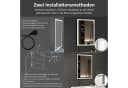 WDWRITTI Badspiegel mit Schrank Spiegelschrank mit Licht für Badezimmer 50x70cm 3 Lichtmodi Dimmbar Anti-Fog Memory Bild 4