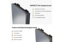 WDWRITTI Spiegelschrank Aluminium Schwarz Matt 40x70cm Bild 4