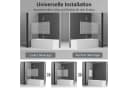 Boromal Badewannenfaltwand milchglas Duschtrennwand 6mm Sicherheitsglas Bild 5
