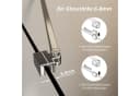 Hopibath Duschwand-Stabilisationsstange Chrom 50cm Bild 3