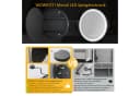 WDWRITTI Spiegelschrank Badezimmer 80cm LED Metall Bild 1