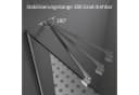 Boromal Duschwand-Stabilisationsstange 50cm 180° Drehbar Chrom Bild 4