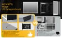 WDWRITTI Badspiegel Spiegelschrank mit Beleuchtung 80x12,5x60cm 2 Türen Dimmbar Anti-Fog Alu-Schranktür Doppelseitiger Spiegel IP44 Bild 4