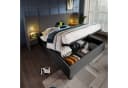 TavilaEcon Boxspringbett Grau mit Nachttisch und Ladefunktion Bild 2