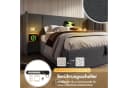 TavilaEcon Boxspringbett Grau mit Nachttisch und Ladefunktion Bild 4
