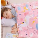 SiviO Gewichtsdecke Kinder Therapie-Bettdecke Rosa Einhorn 1,3kg Bild 1