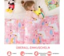 SiviO Gewichtsdecke Kinder Therapie-Bettdecke Rosa Einhorn 1,3kg Bild 4