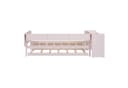 TavilaEcon Multifunktionales Kinderbett mit Schreibtisch & Ausziehbett Rosa Bild 5