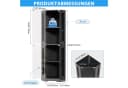 BROTTAR Eckvitrine 4-stöckiger Eckglasanzeigeschrank mit LED-Beleuchtung Bild 4