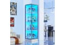 BROTTAR Eckvitrine Glasvitrine LED Beleuchtung weiß Bild 2