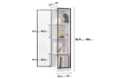 BROTTAR Eckvitrine Glasvitrine LED Beleuchtung weiß Bild 4